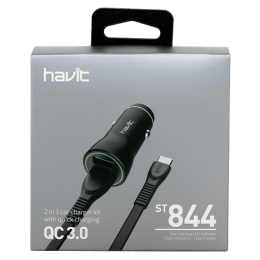 cargador de auto 12v havit