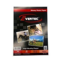 Papel Foto Brillante Evertec 180grs