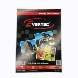 Papel Foto Brillante Evertec 130grs