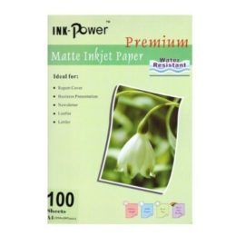Papel Mate Resistente al Agua InkPower