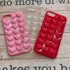 Funda Iphone 7G 8G SE 2020 Corazones 3D