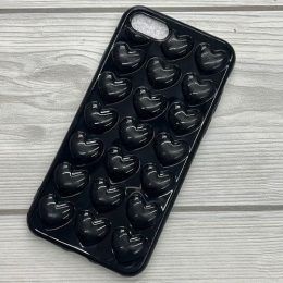 Funda Iphone 7G 8G SE 2020 Corazones 3D