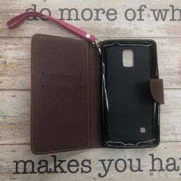Funda para Samsung Galaxy Note 4 Ejecutiva con Tapa
