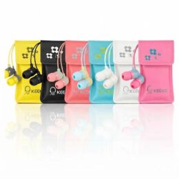 Auriculares con Mic Keeka + Estuche EE-40