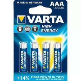 BLISTER X4 PILAS ALCALINAS AAA VARTA