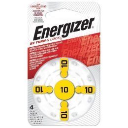 Blister x4 Pilas de Audifono Energizer 10
