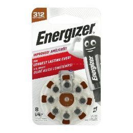 Blister x4 Pilas de Audifono Energizer 312