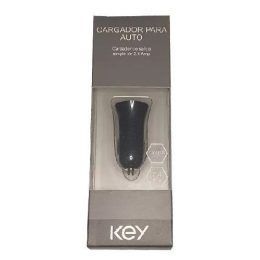 Cargador de Auto para Celular USB 2.4A Key