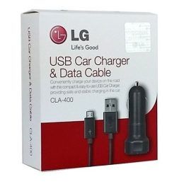 Cargador de Auto + cable Micro USB LG CLA-400