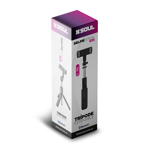 Slefie Stick Soul H50 2 Tripode extensible selfie stick