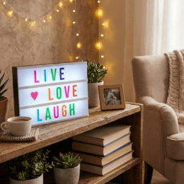 Letrero luminoso color lught box